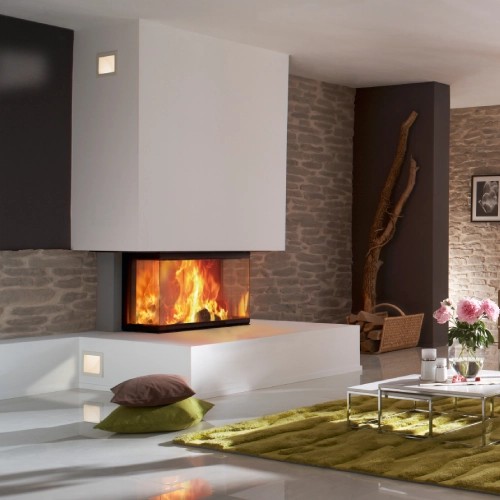 Inserto a legna Spartherm Arte 3RL-80h 11,4 kW porte coulissante