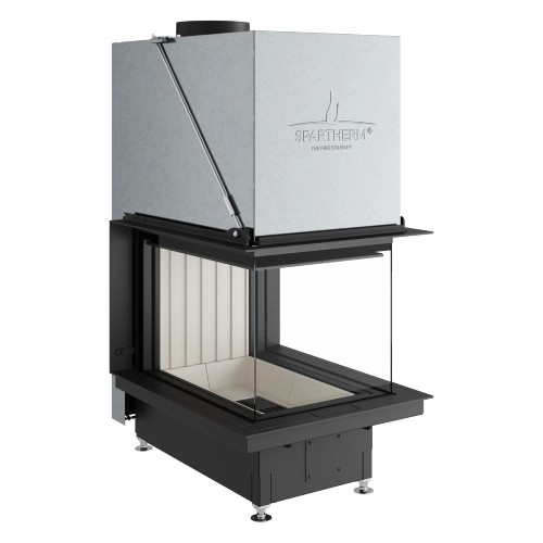 Inserto a legna Spartherm Premium A-U-70h 11,4 kW cheminée panoramique, porte coulissante