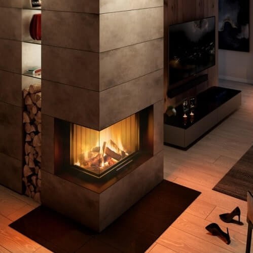 Inserto a legna Spartherm Varia 2Lh H²O 10,4 kW porte coulissante, hydro