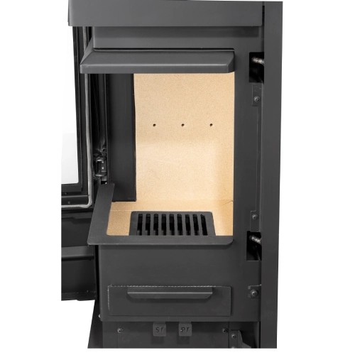 Stufa a legna Justus Diego W+ 6 kW accumulateur