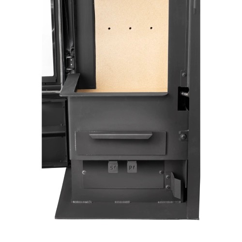 Stufa a legna Justus Diego W+ 6 kW accumulateur