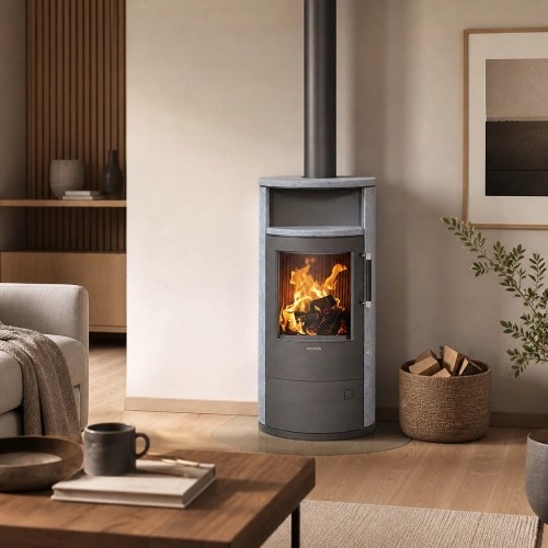 Stufa a legna Justus Island 5 2.0 | 5 kW