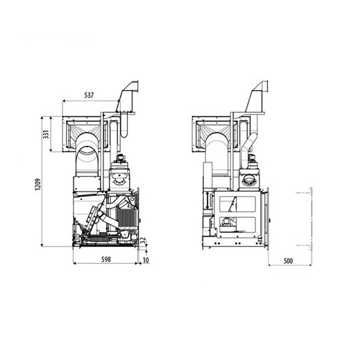 Inserto cheminée à pellets MCZ VIVO 90 Comfort Air 11 M1 10,9 kW