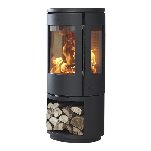 Stufa a legna Morsoe 7443 | 4,3 kW avec un compartiment pour ranger le bois