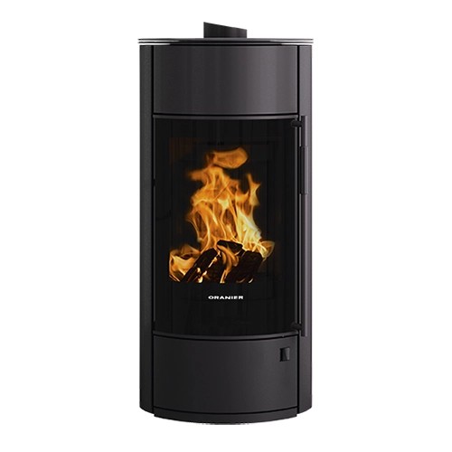 Stufa a legna Oranier Polar Neo W+ pureBLACK 6,5 kW