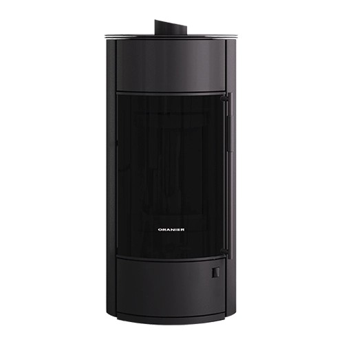 Stufa a legna Oranier Polar Neo W+ pureBLACK 6,5 kW