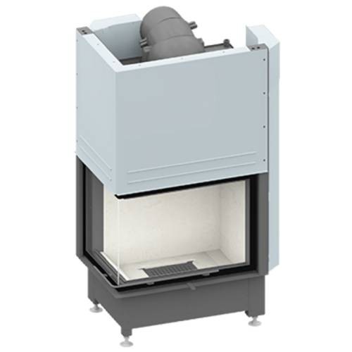 Inserto a legna SCHMID Ekko W L 67(45)51 h porte coulissante 14,9 kW