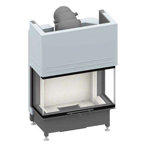 Inserto a legna SCHMID Ekko U84(34) h 10,5 kW porte coulissante