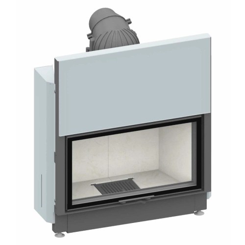Inserto a legna SCHMID Lina 87 h avec porte coulissante 10 kW