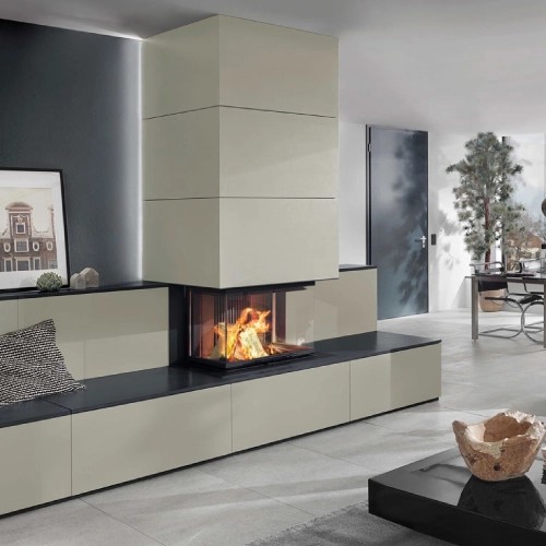 Inserto a legna SCHMID Ekko U 67(45) h – 9kW vitré 3 côtés