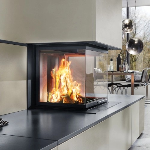 Inserto a legna SCHMID Ekko U 67(45) h – 9kW vitré 3 côtés