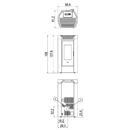Stufa a pellet Cadel Fenice 11 | 10,5 kW