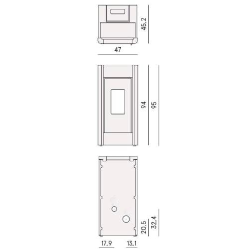 Stufa a pellet Cadel Sweet 7 | 7 kW