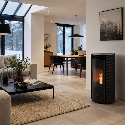 Stufa a pellet Cadel Spin Plus 9 Airtech Ps 8,5 kW
