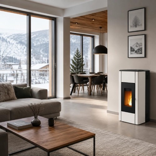 Stufa a pellet RED Ren Air 6 S1 6,3 kW