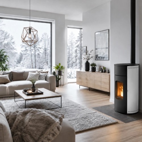 Stufa a pellet RED Kunal Air 6 XUP! S1 6,3 kW