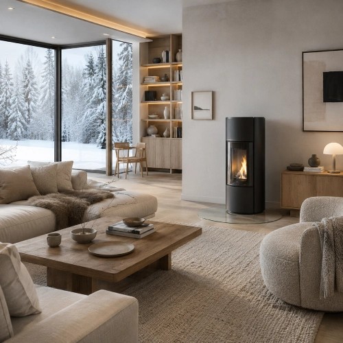 Stufa a pellet MCZ MOOD Comfort Air Matic 8 M2 Core 8 kW