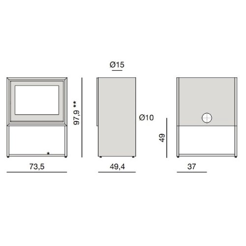 Stufa a legna MCZ STEEL Case 70 | 8,8 kW