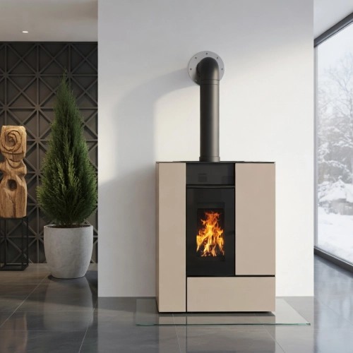 Stufa a pellet MCZ Feel Hydro Matic 24 M2 24,2 kW Hydro