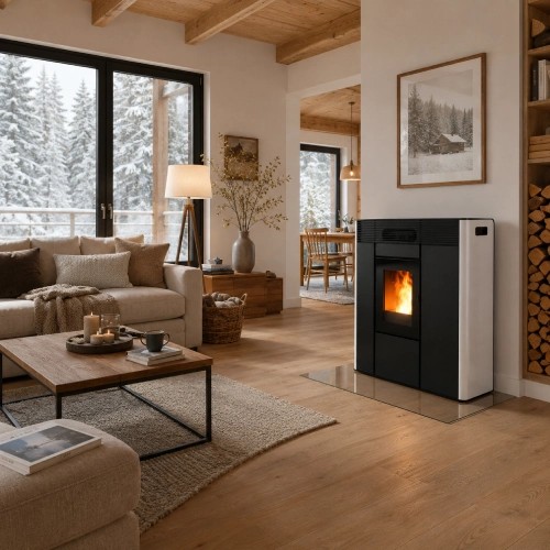 Stufa a pellet MCZ THEA Hydro 18 S3 18 kW Hydro