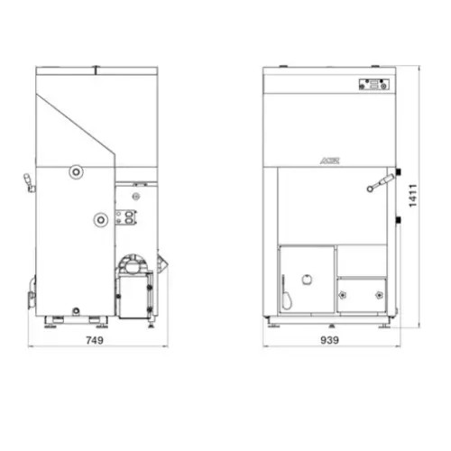 Caldaia a pellet MCZ Techna Smartclean 27 | 25,2 kW