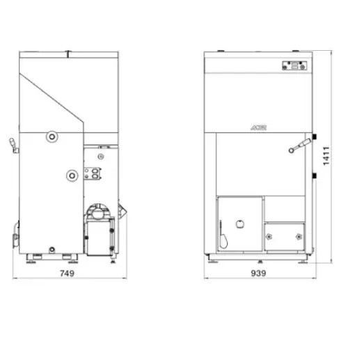 Caldaia a pellet MCZ Techna Smartclean 32 | 29,8 kW