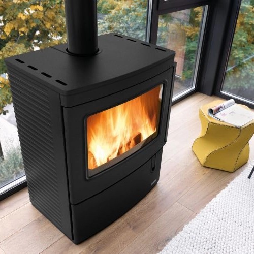 Stufa a legna Palazzetti Nicole Foyer en fonte 9,1 kW
