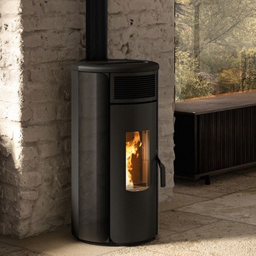 Stufa a pellet Royal Grazia Glass E Air 80 US 8,2 kW