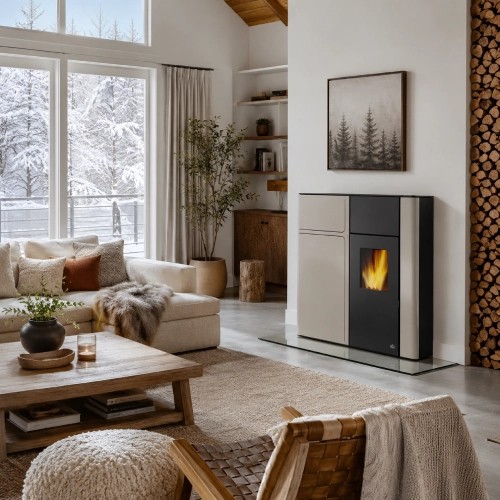 Stufa a pellet Royal Karyn Idro 14 | 14 kW hydro