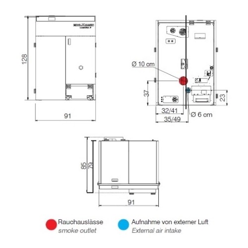 Caldaia a pellet Edilkamin Laguna2 P29 | 28,2kW