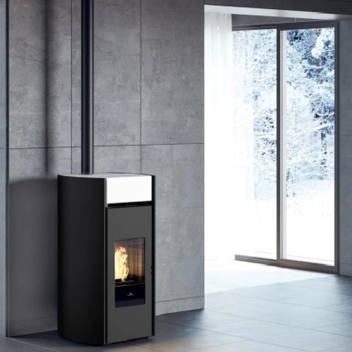 Stufa a pellet Edilkamin Myrna H 15 Evo 14,9 kW Hydro