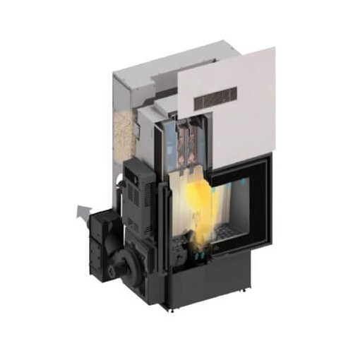 Inserto cheminée à pellets Edilkamin Idropellbox H 30 | 27 kW Hydro