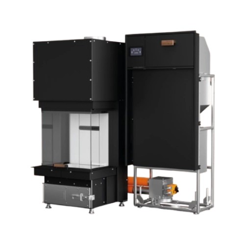 Inserto a legna Austroflamm 57x38x52 S3 Duo Cheminée hybride
