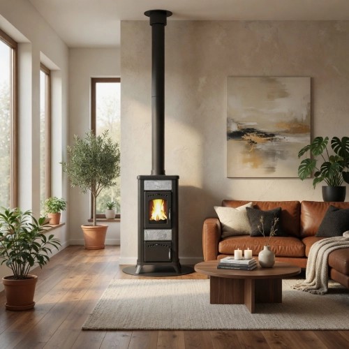 Stufa a legna Wamsler Romantik 7,5 kW