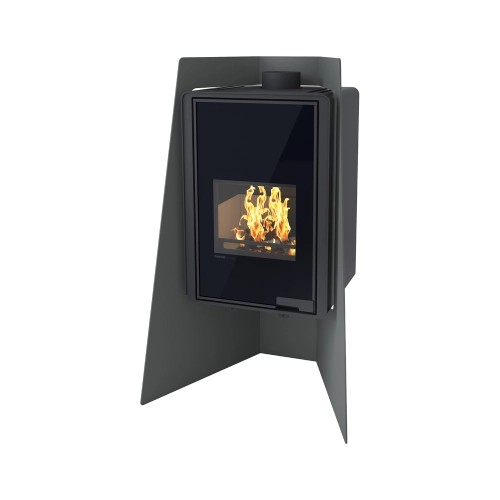 Stufa a legna HS Flamingo Deluxe Island 9,6 kW