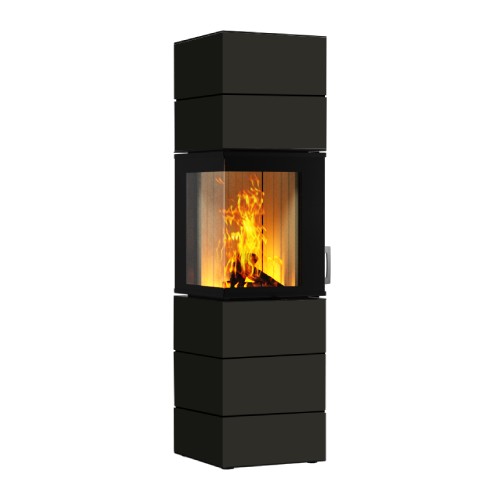 Stufa a legna Neocube S10 Black & White Edition 5,4 kW