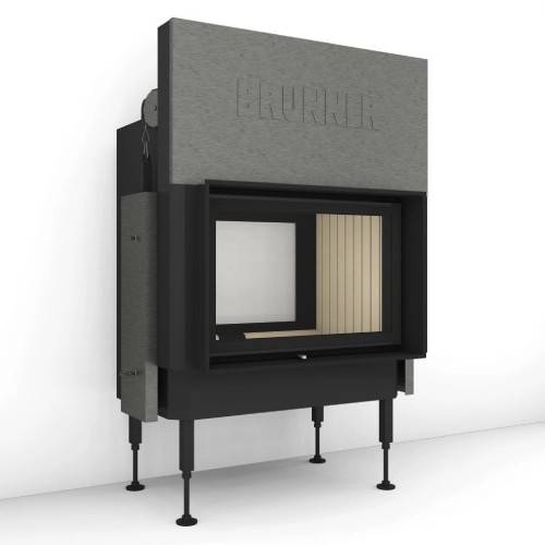 Inserto a legna Brunner BKH 5.0 Tunnel 42-66 | 9 kW porte coulissante/pivotante