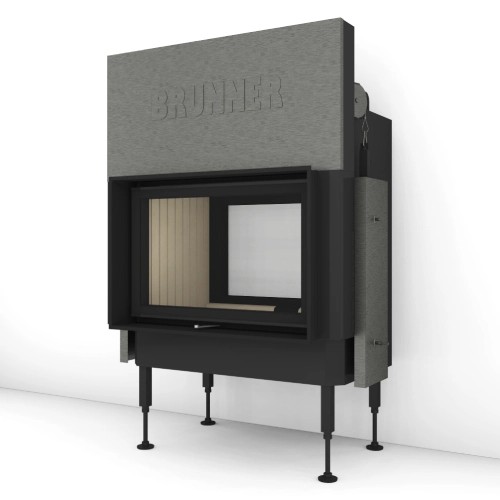Inserto a legna Brunner BKH 5.0 Tunnel 42-66 | 9 kW porte coulissante/pivotante