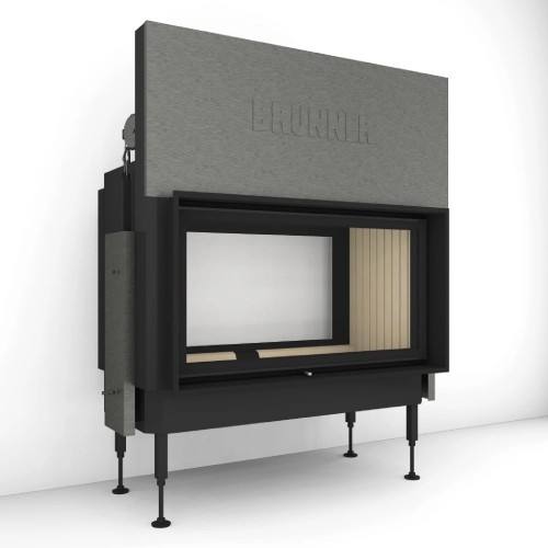 Inserto a legna Brunner BKH 5.0 Tunnel 50-98 | 11 kW porte coulissante/basculante