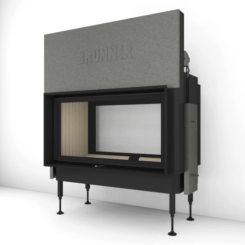 Inserto a legna Brunner BKH 5.0 Tunnel 50-98 | 11 kW porte coulissante/basculante