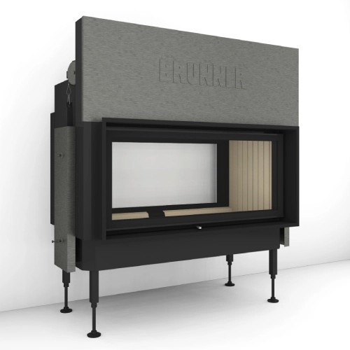 Inserto a legna Brunner BKH 5.0 Tunnel 42-98 | 11 kW porte coulissante/basculante