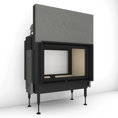 Inserto a legna Brunner BKH 5.0 Tunnel 50-82 | 10 kW porte coulissante/basculante
