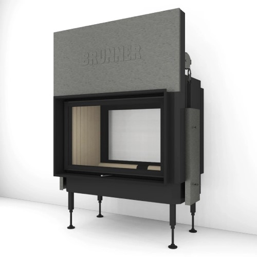 Inserto a legna Brunner BKH 5.0 Tunnel 50-82 | 10 kW porte coulissante/basculante