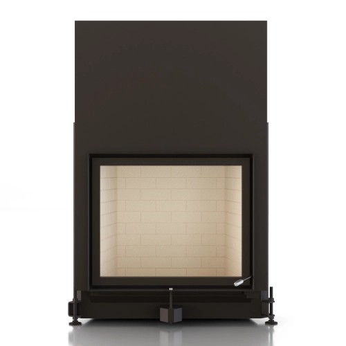 Inserto a legna Brunner Foyer Stil plat 62-76 + porte coulissante 10,5 kW