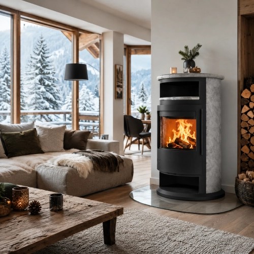 Stufa a legna Drooff Varese 3 W 10,5 kW Hydro
