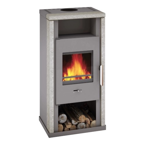 Stufa a legna Wamsler Yuna Pierre naturelle 6 kW