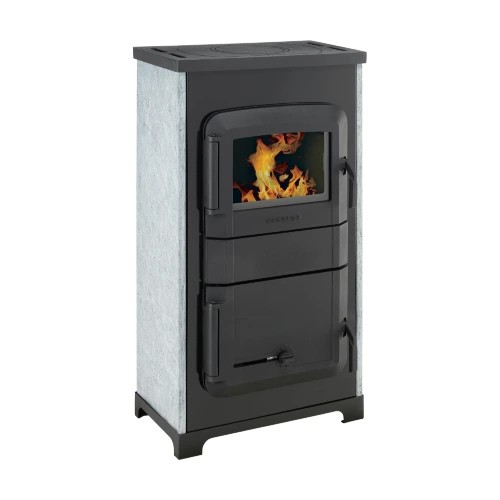 Stufa a legna Wamsler RH-8 A/D avec feu continu automatique 8 kW