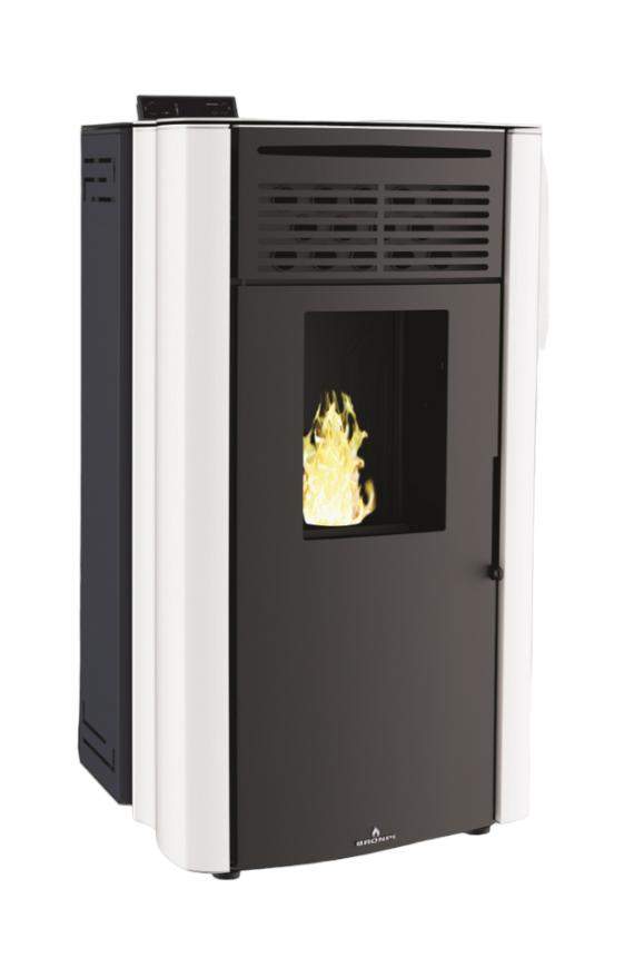 Stufa a pellet option canalisable - BRONPI Coral NC 14 kW