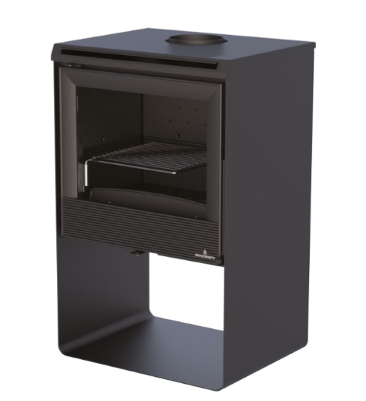 Stufa a legna ventilé silencieux raccordable - BRONPI Croacia - T 9.5 kW