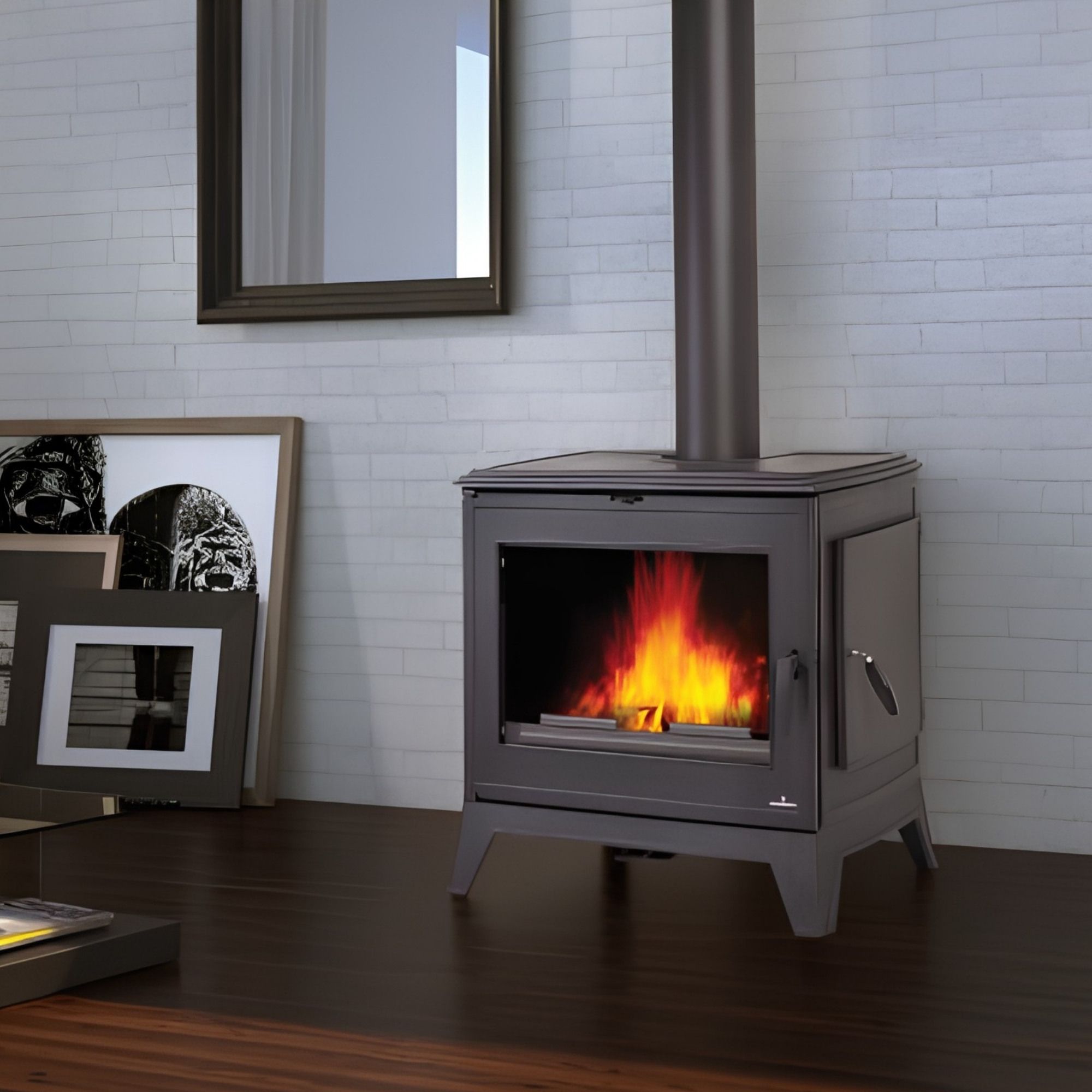 Stufa a legna en fonte - BRONPI Derby 14 kW